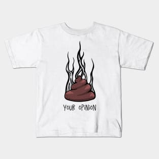 Stinky Opinions Kids T-Shirt